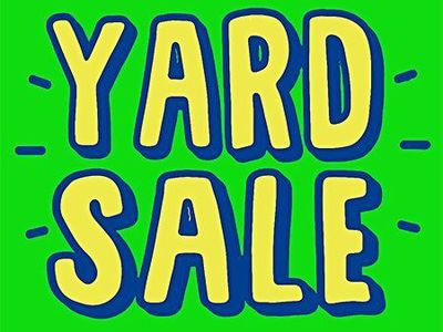 GIANT yard sale this weekend - CLINTON