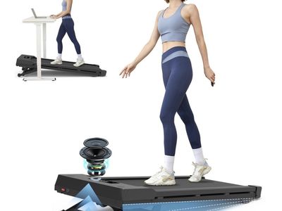 PACEROCKER Treadmill with Bluetooth Speaker