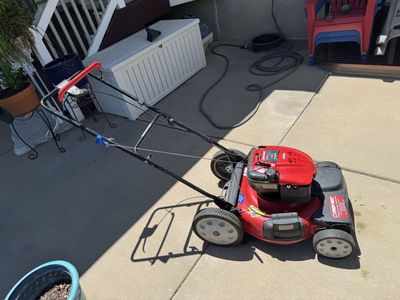 Troy built lawn mower