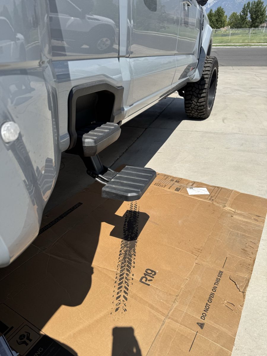 Ford super duty retractable steps