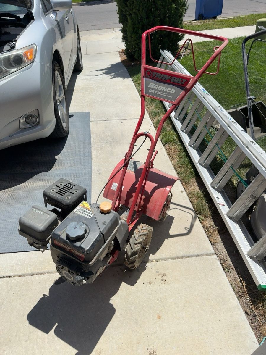 Troy-Bilt Bronco CRT Rear-Tine Rototiller – Runs Great – $200 OBO