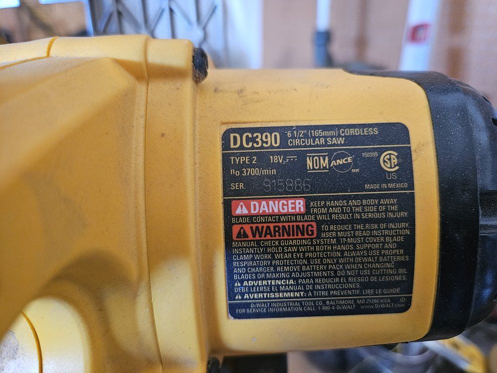 18v Dewalt power tools