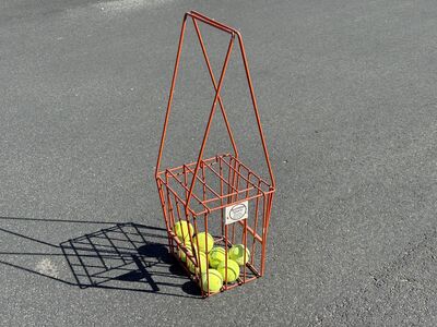 Tennis Vintage tennis / pickleball ball hopper holder. Made in USA by Gamma Sports