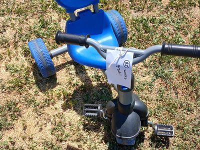 Kids Blue Tricycle - Toddler Pedal Ride-On Trike