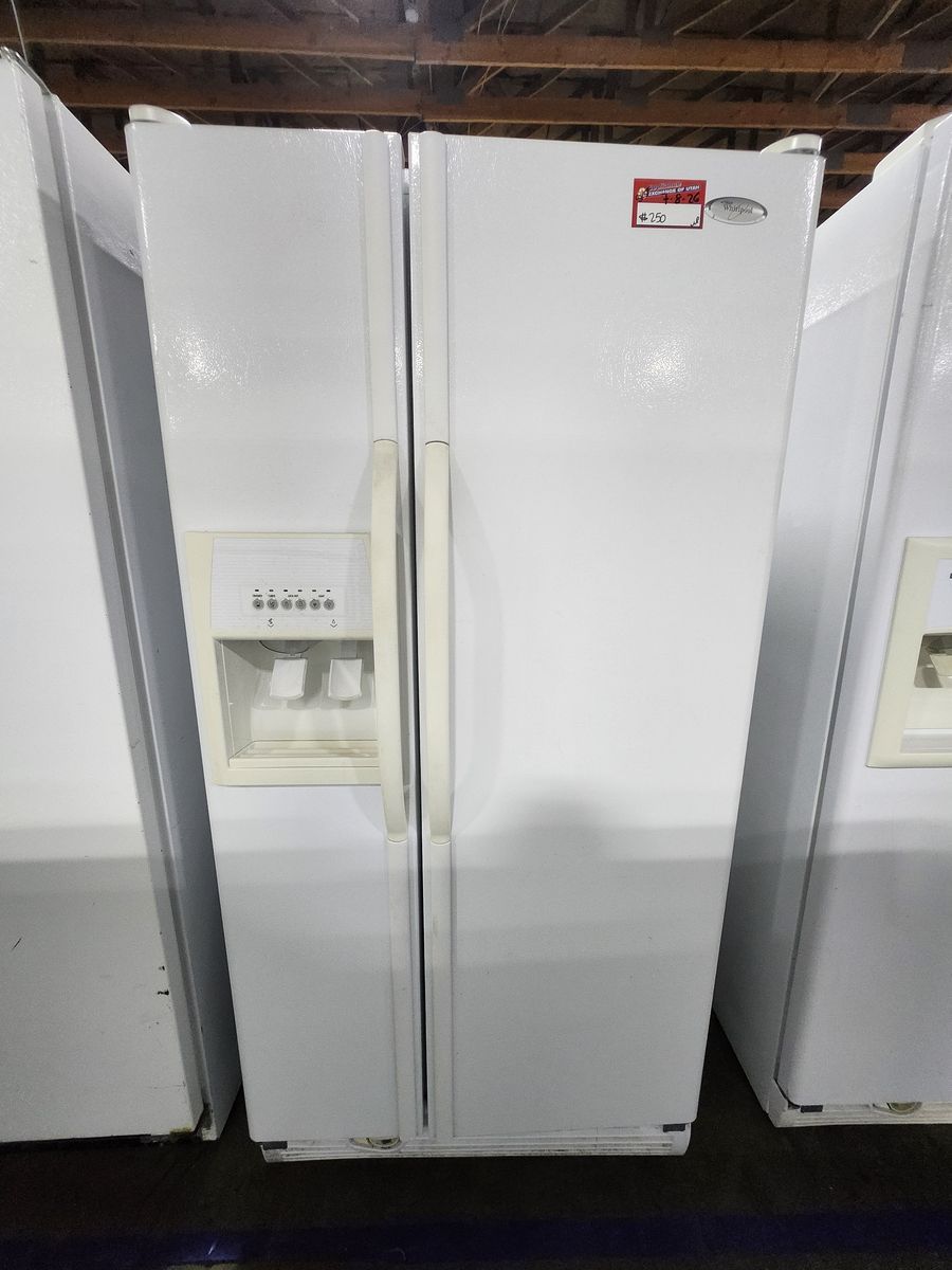 Whirlpool Side-by-Side Refrigerator W-Warranty