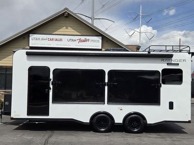8x22 / 8.5x22 Toy Hauler 10K Axles QUAD TENT w/ Fridge/Microwave!!! RAYNGER 2026