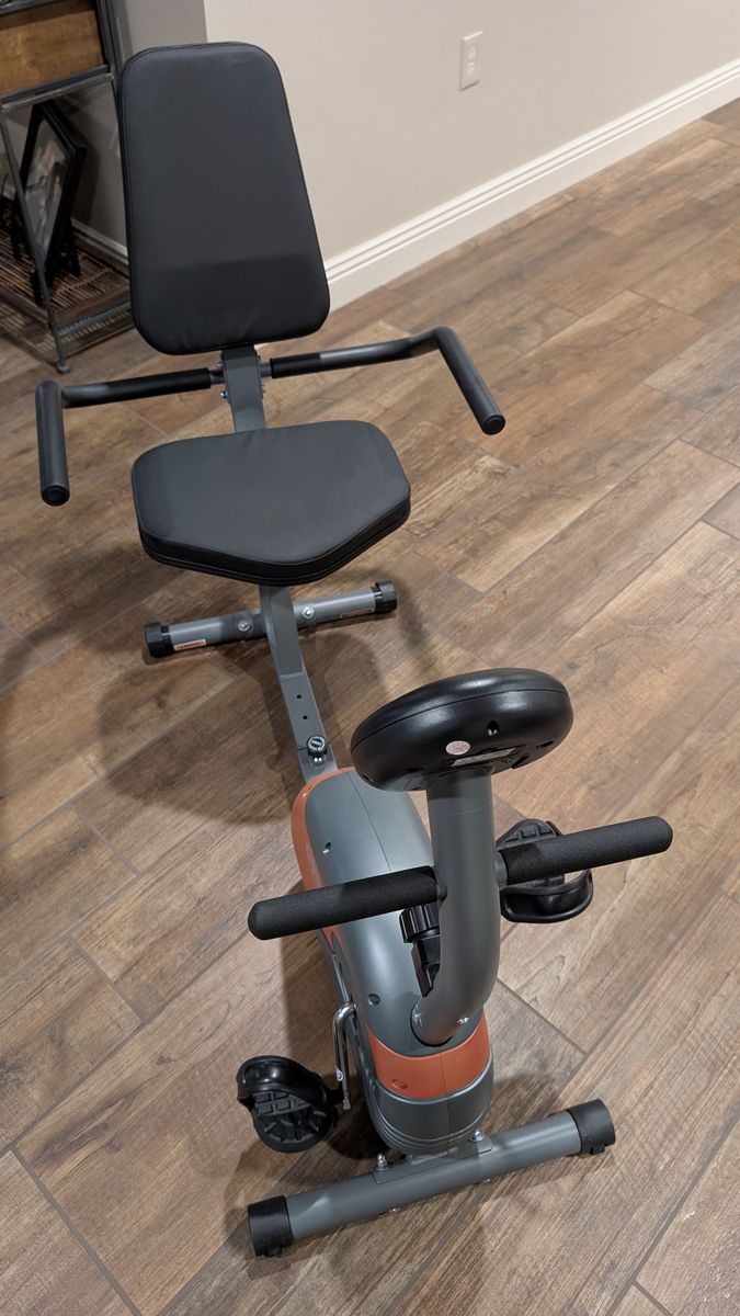 Exercise Bike Marcy Recumbent with Resistance ME-709