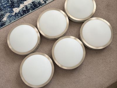 Set Of 6 - Flushmount LED Lights