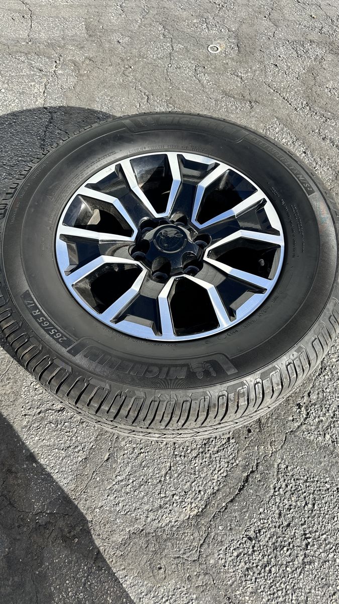 2023 Tacoma rims with Michelin all terrain tires
