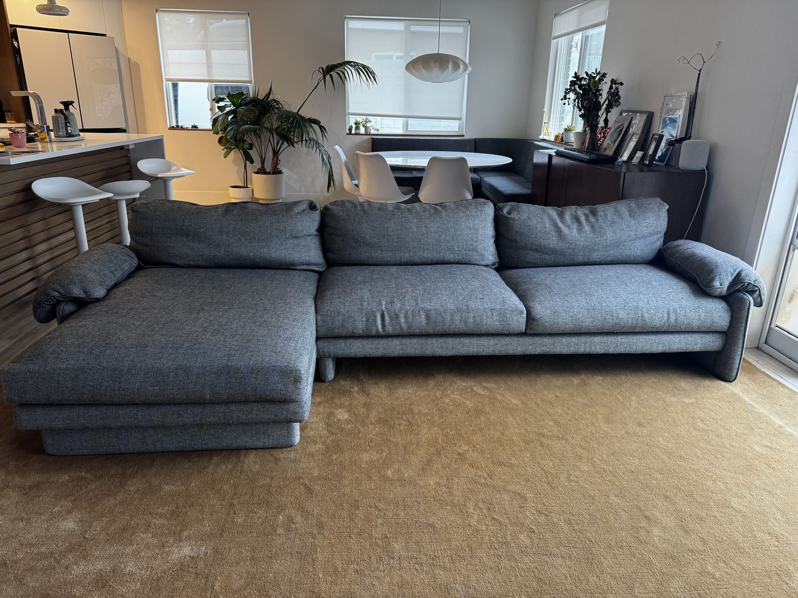 West Elm Chaise Couch