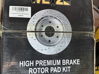 Weize Brake Pads and Rotor for RDX 07-12