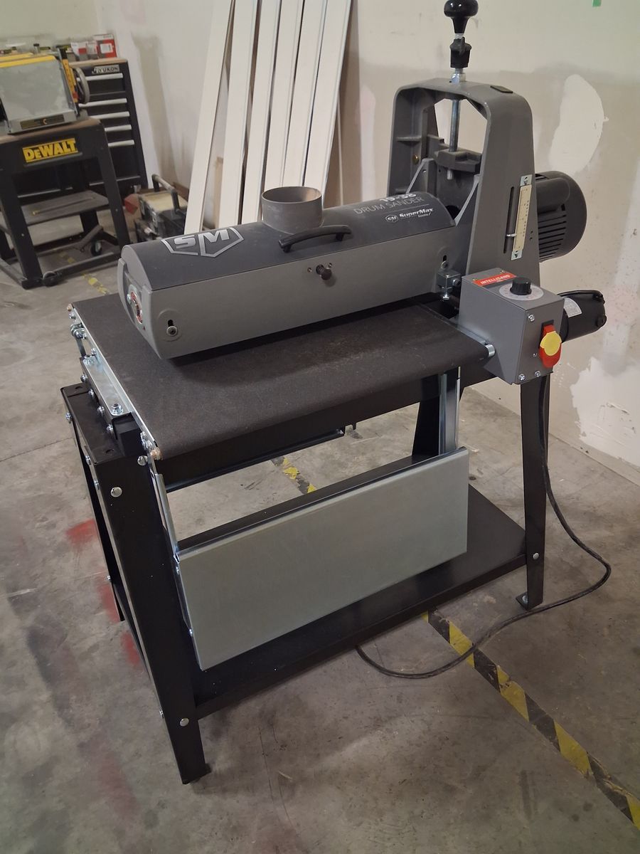 SuperMax Tools 19-38 Drum Sander - Excellent Condition, 1.5 HP, 110V Woodworking Tool