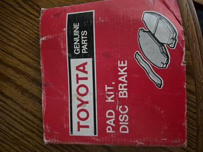 OEM Toyota brake pads