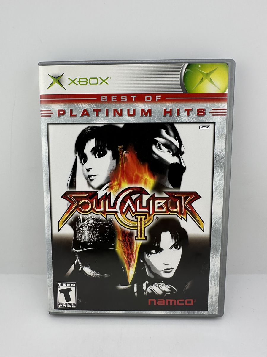 SoulCalibur II Platinum Hits Original Xbox CIB Complete w/ Manual