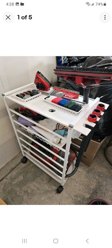 Sargent Steam BrilZ2 Vapor Steam Cleaner System with Cart and Accessories