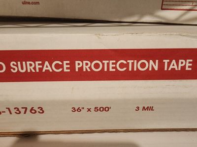 Surface Protection Tape 24" x 200' & 36" x 500' 3 Mil Rolls