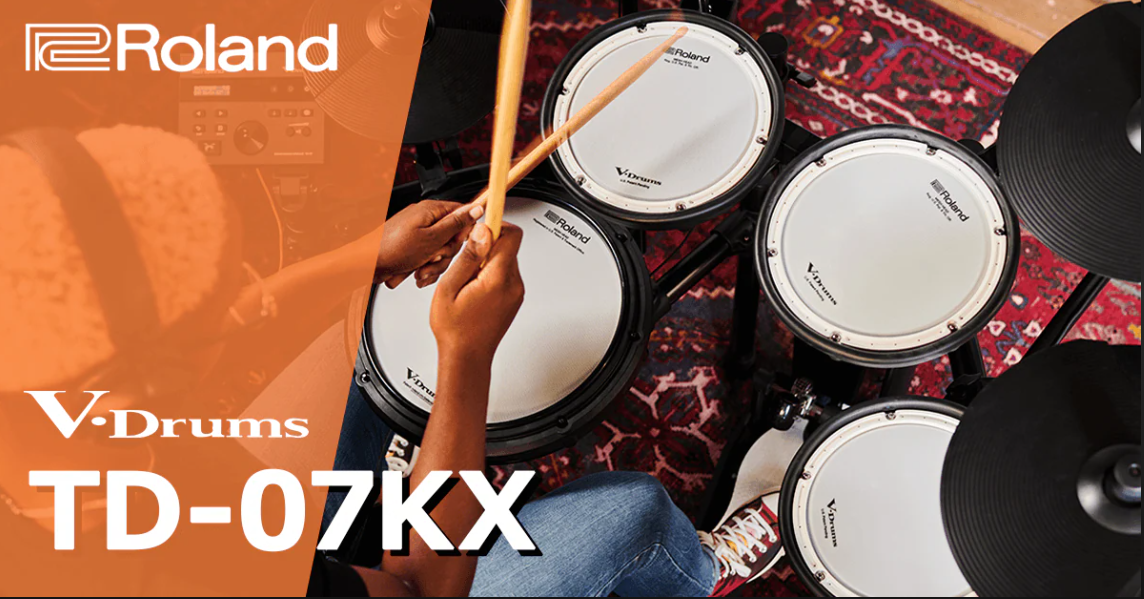 Brand new Roland V-Drum set TD-07KX.
