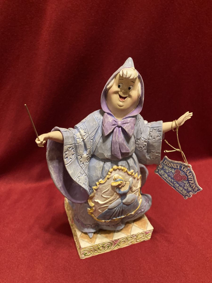 Disney Traditions Fairy Godmother Magical Transformation Like New With Box By Jim Shore