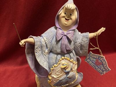 Disney Traditions Fairy Godmother Magical Transformation Like New With Box By Jim Shore