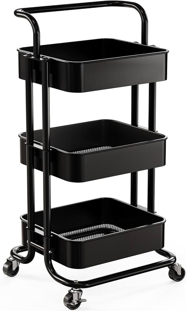 Pipishell 3 Tier Utility Cart