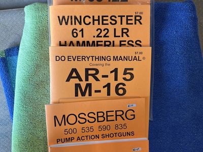 Firearms Manuals: Winchester M/63, 61, Model 12, Mossberg 500/590/835, AR-15/M-16