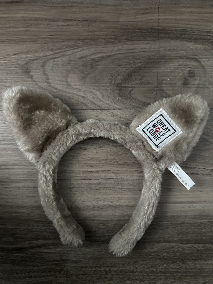 Great Wolf Lodge Plush Wolf Ears Headband