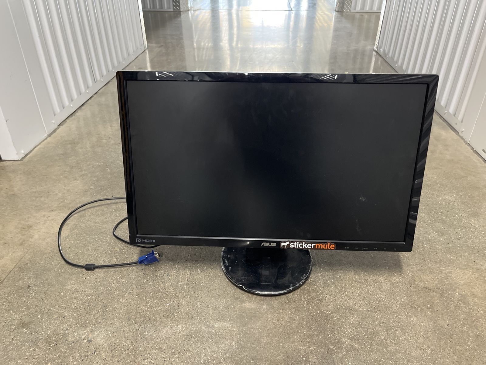 ASUS Black Monitor with HDMI & VGA Connectivity - Great for Home or Office
