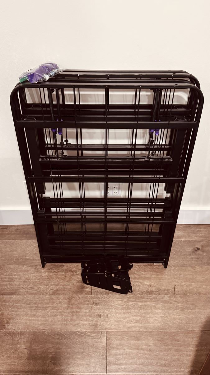 Purple Queen Platform Bed Frame / Metal Foundation