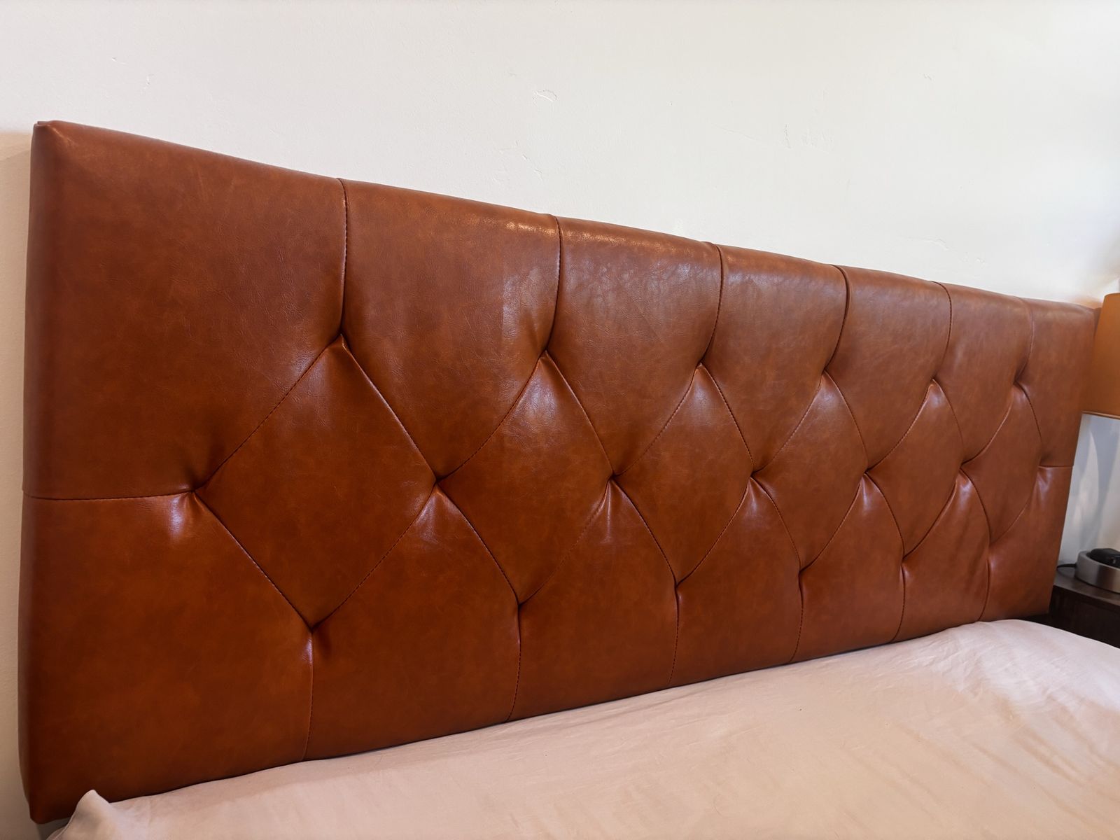 Faux Leather Headboard