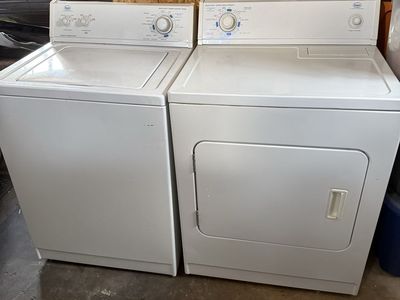 Working Roper Washer & Dryer