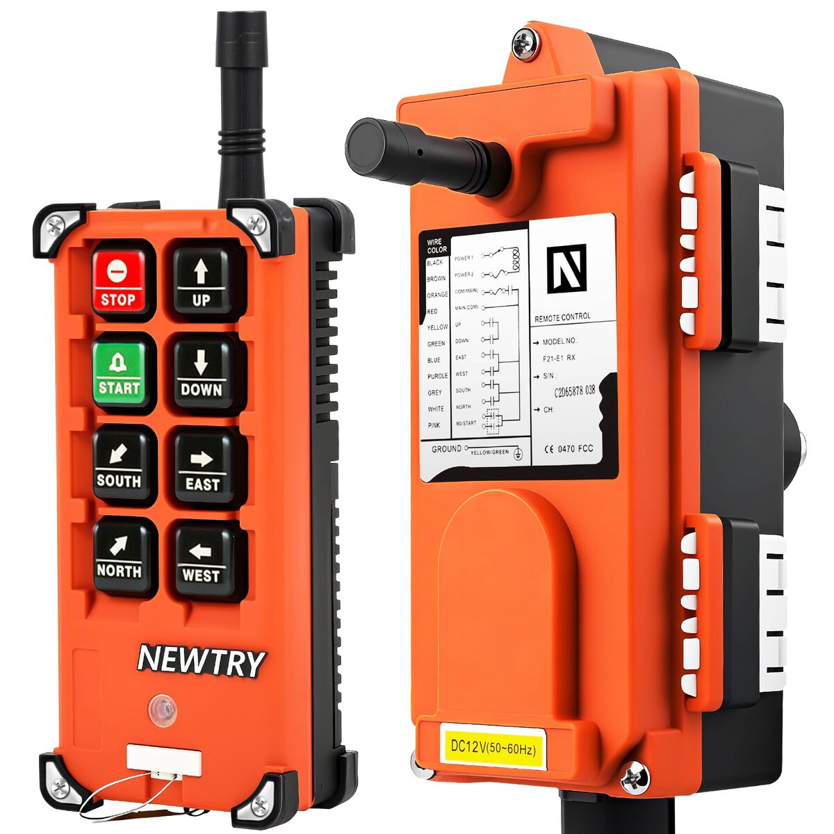 Crane Remote NEWTRY 8 Buttons Wireless