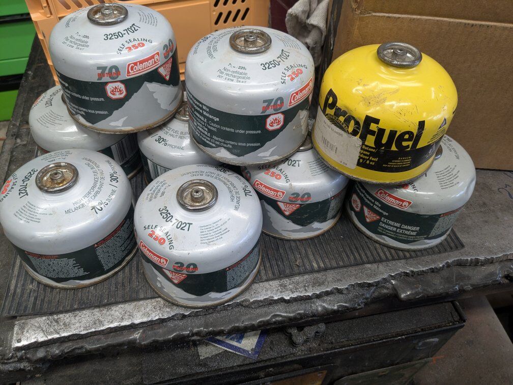 Canisters butane propane camping fuel stove