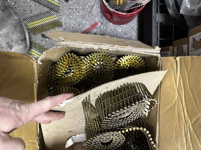 15° WIRE COLLATED COIL PALLET NAILS SCREW SHANK