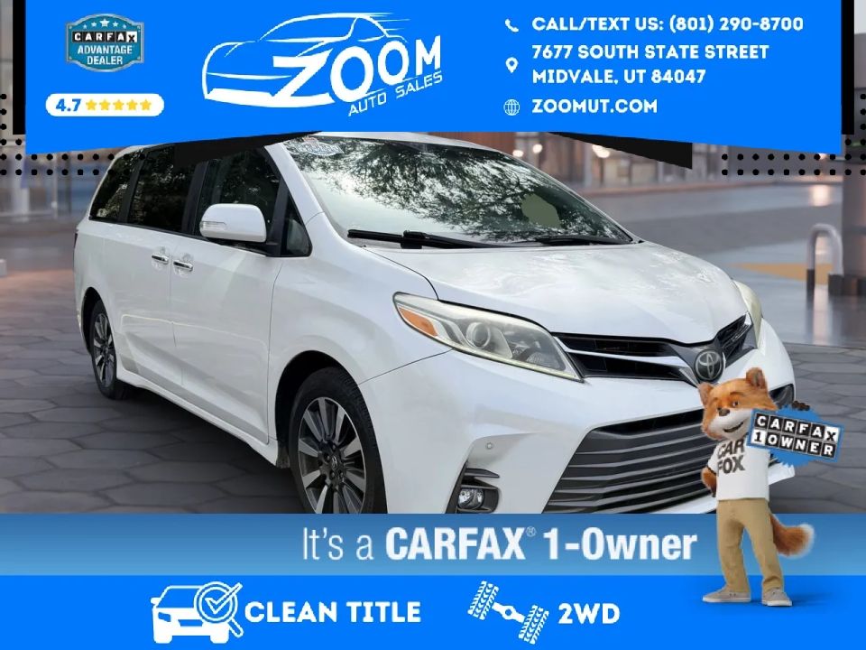 2018 Toyota Sienna Limited Premium 7-Passenger