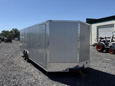 8.5x24 American Hauler Arrow Deluxe Enclosed Cargo Trailer - 7'0" Interior - 10K GVWR - .080 PolyCor, Dovetail