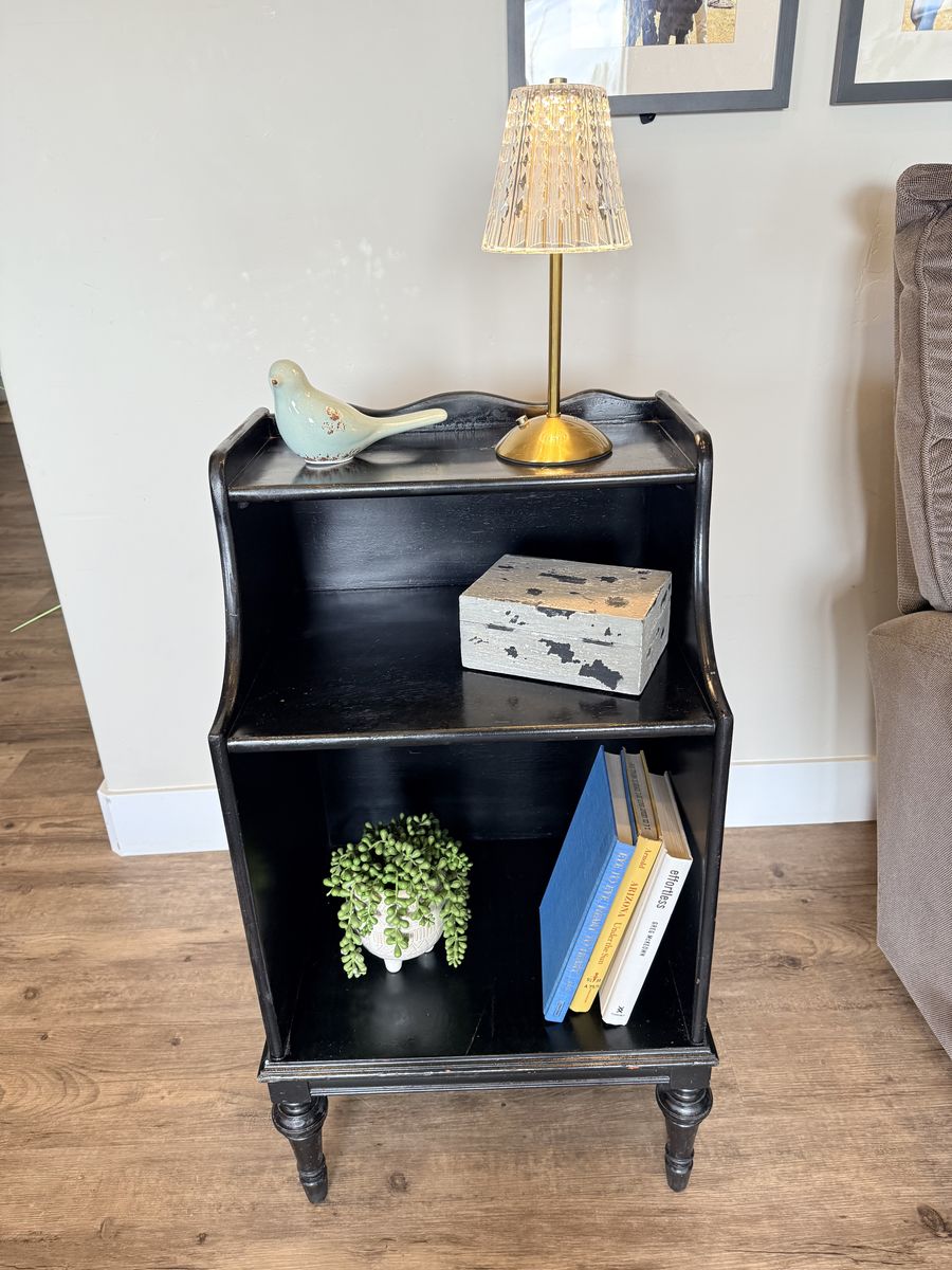 CUte Wooden 3shelf Side Table