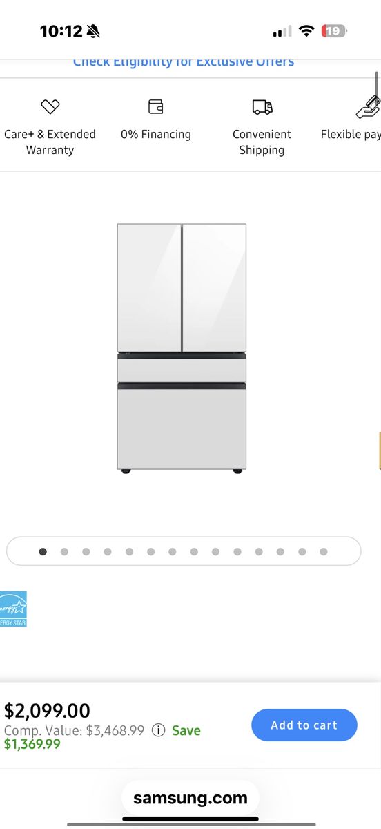 New Samsung Bespoke Refrigerator