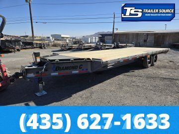 8.5x22 Diamond C DEC 208 Deckover Equipment Trailer -  18K GVWR -