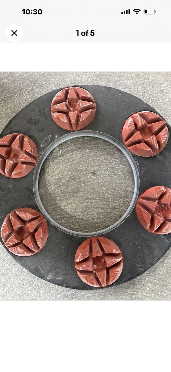 Lot of 12 Superabrasive Lavina 13" NATO Diamond Polishing Rings Concrete NEW