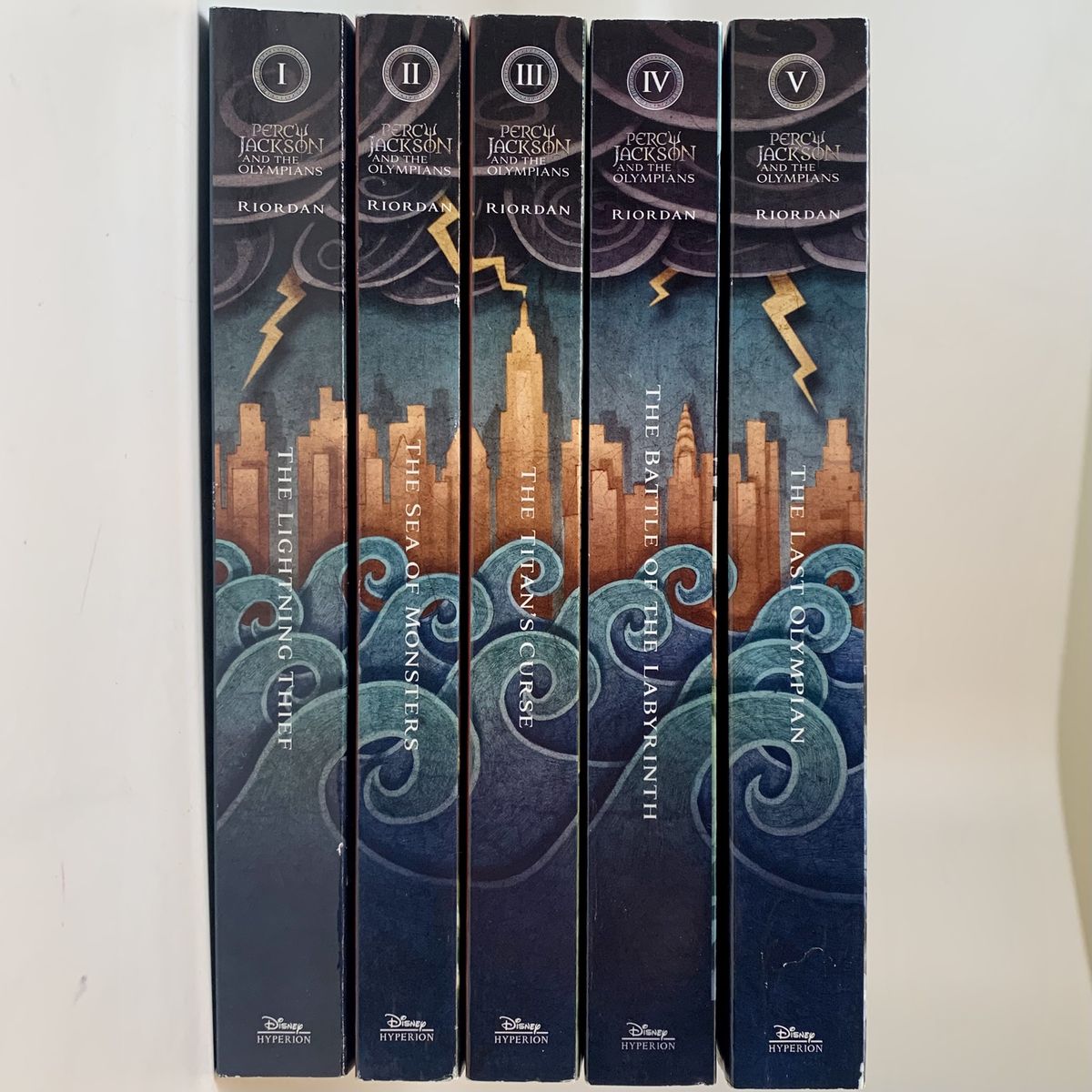 Percy Jackson & The Olympians Books Set