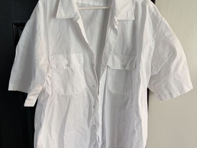 White Dickies short sleeve shirt