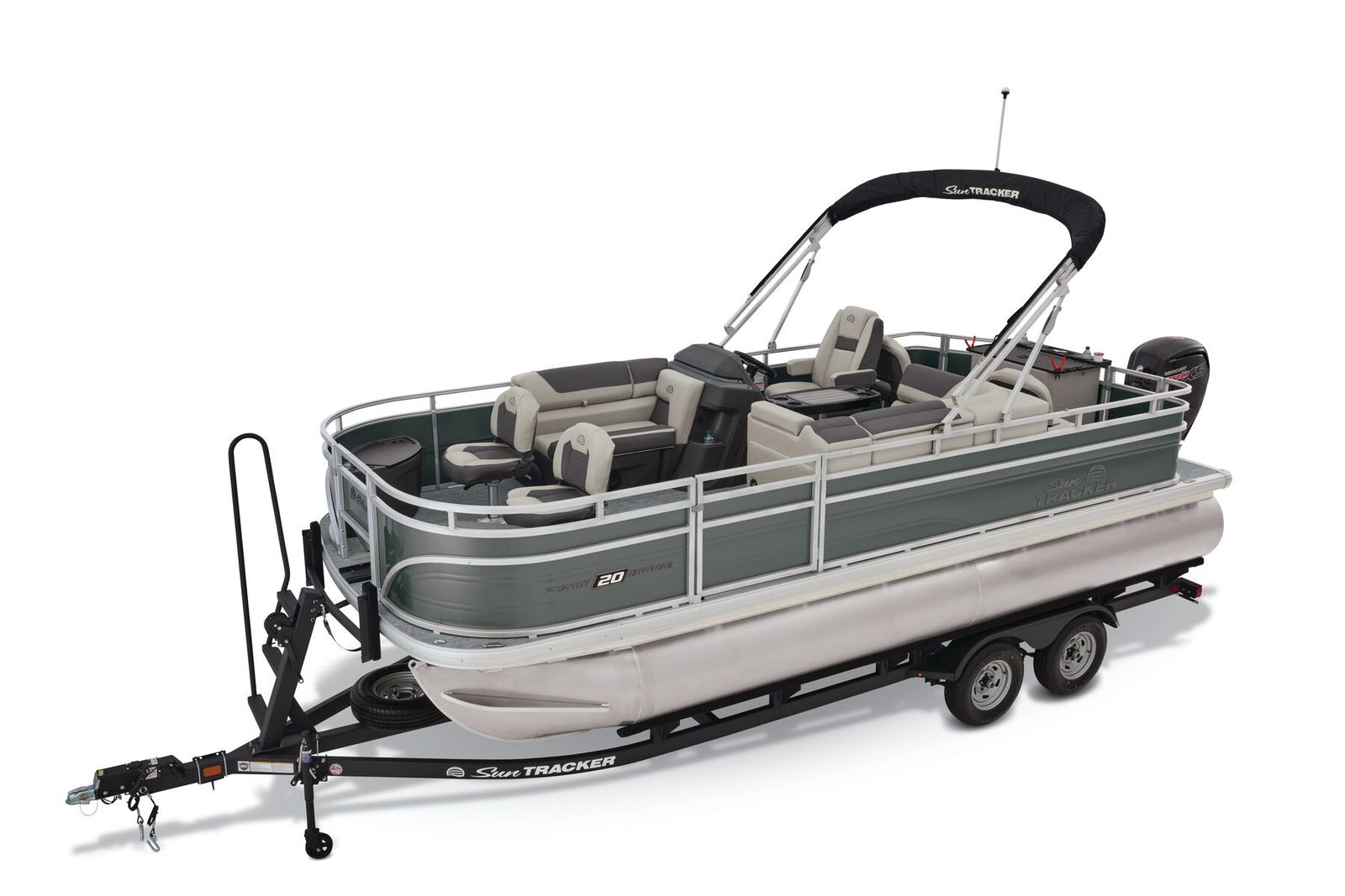 2026 Sun Tracker Fishin Barge 20 w 115 Pro XS Mercury Outboard !!!