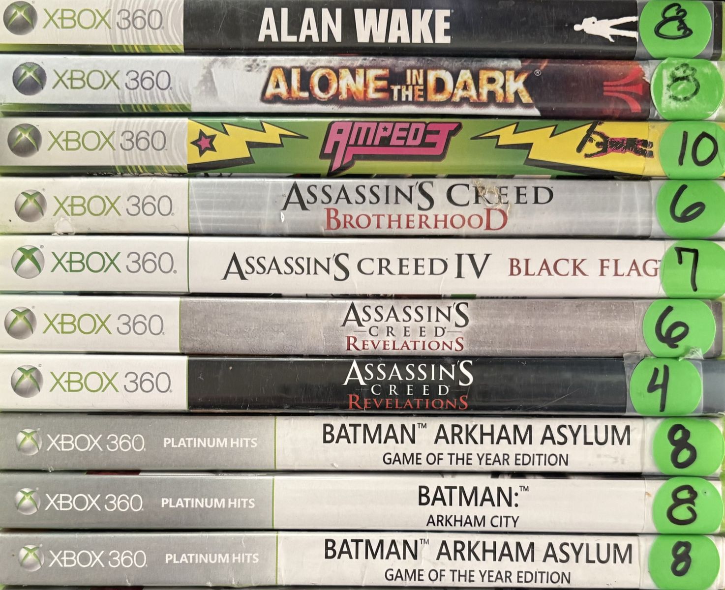 Xbox 360 Games Starting At 3$ And Up