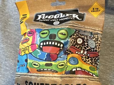 Fuggler Funny Ugly Monster Mini Squeezables Foam Toys - Pack of 2 Sealed Bags