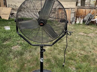 Heavy Duty HDX Shop Fan-Used 63 inches Tall