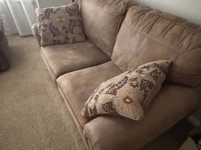 Couch, love seat and recliner