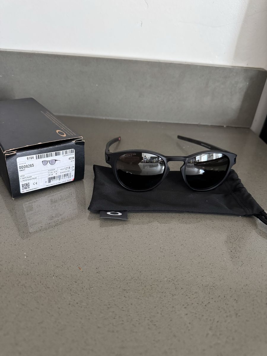 Oakley Latch Matte Black Prizm Black Polarized Sunglasses (New In Box)