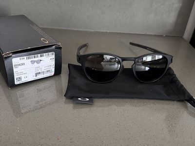 Oakley Latch Matte Black Prizm Black Polarized Sunglasses (New In Box)