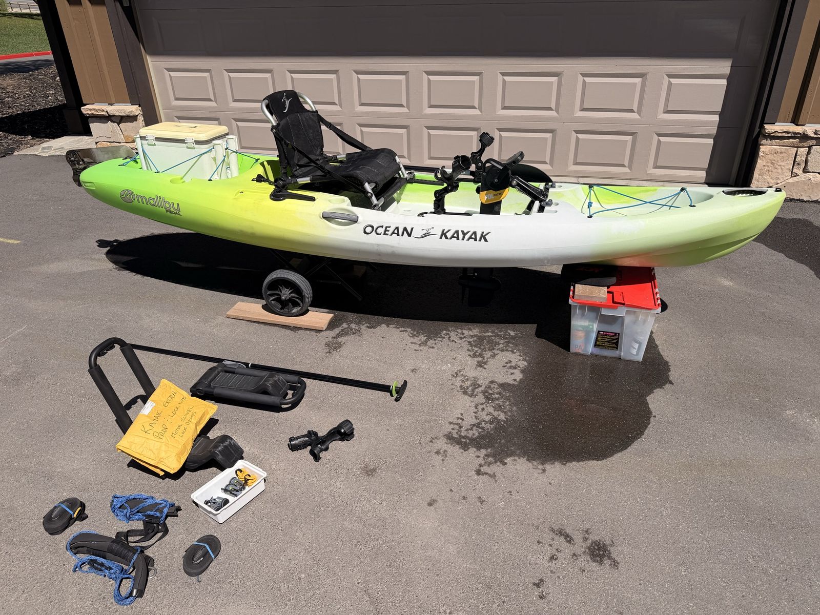 12’ Pedal Drive Fishing & Recreational Kayak