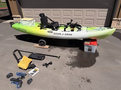 12’ Pedal Drive Fishing & Recreational Kayak